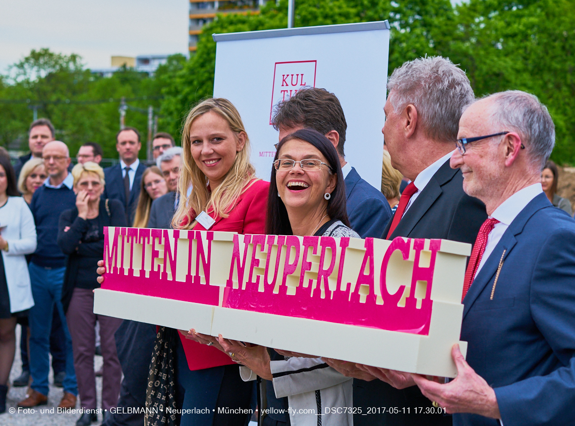 11. Mai 2017 - Grundsteinlegung für die LOGE und dem Kulturquadrat in Neuperlach